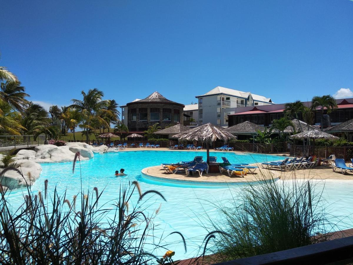 Studio avec GRANDE PISCINE, PLAGE Cannelle Caraïbes Saint-Francois  Extérieur photo