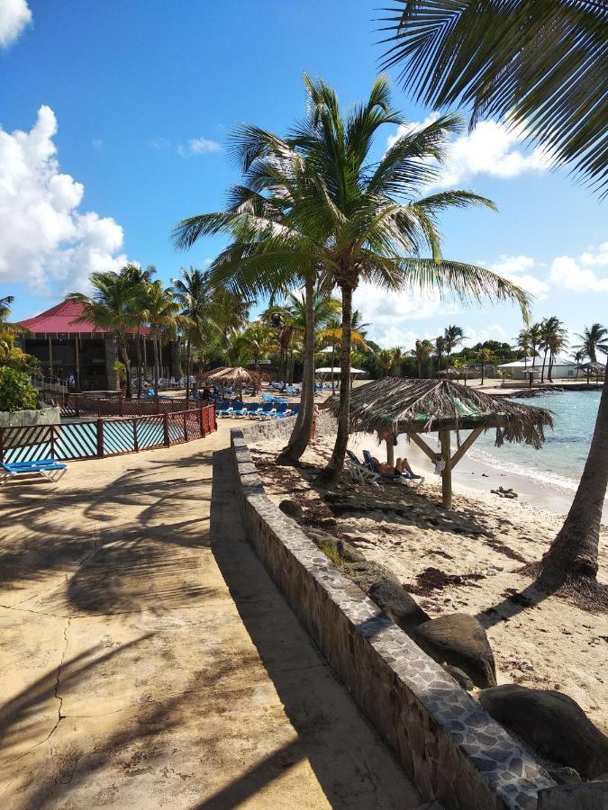 Studio avec GRANDE PISCINE, PLAGE Cannelle Caraïbes Saint-Francois  Extérieur photo