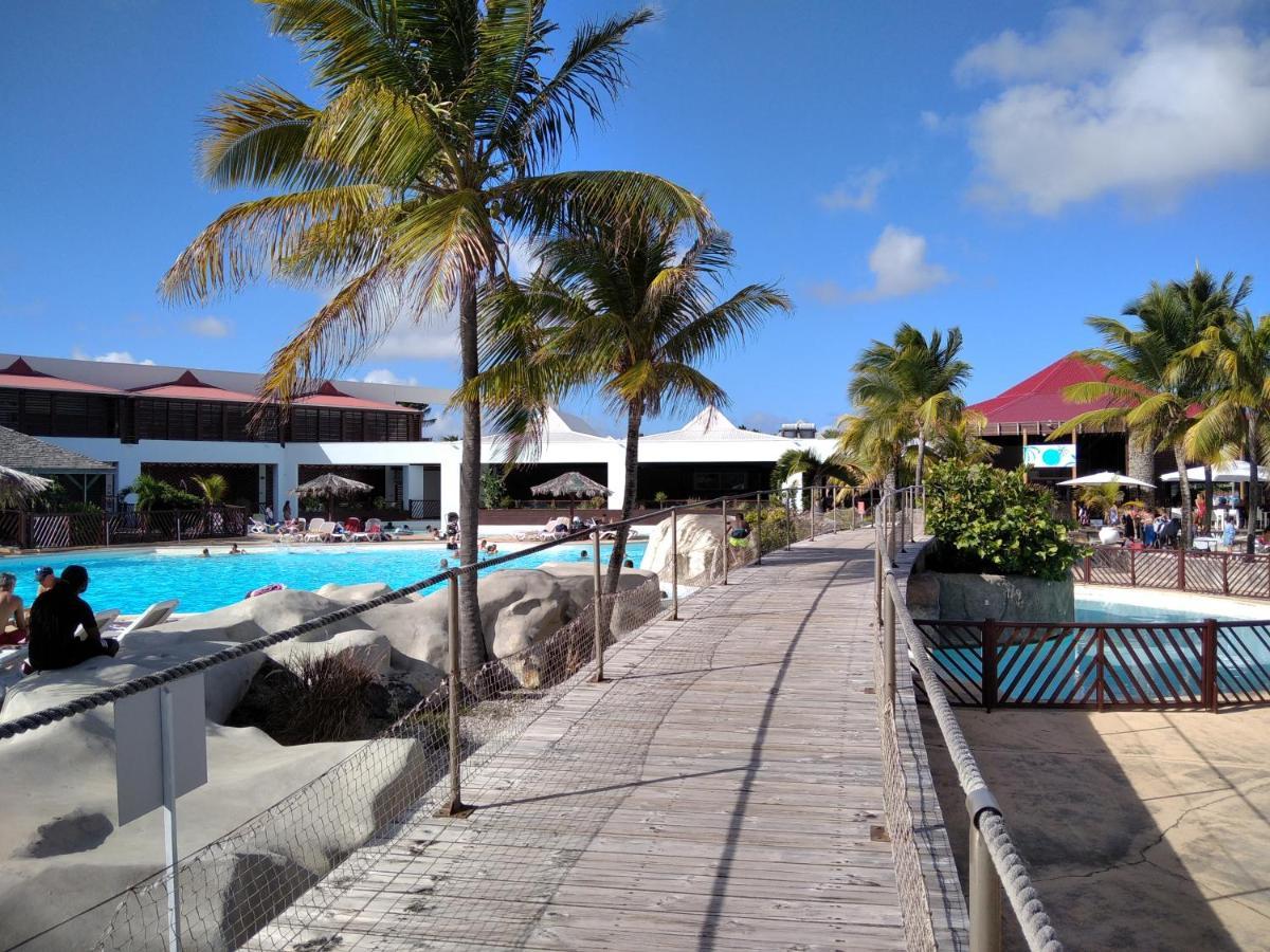 Studio avec GRANDE PISCINE, PLAGE Cannelle Caraïbes Saint-Francois  Extérieur photo