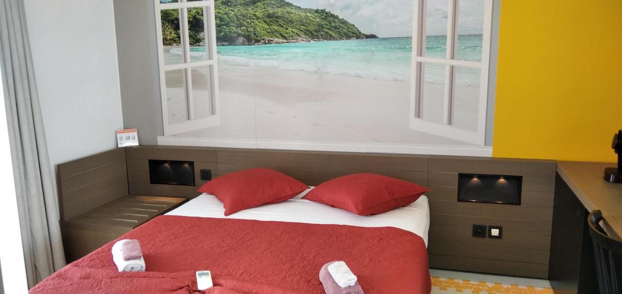 Studio avec GRANDE PISCINE, PLAGE Cannelle Caraïbes Saint-Francois  Extérieur photo