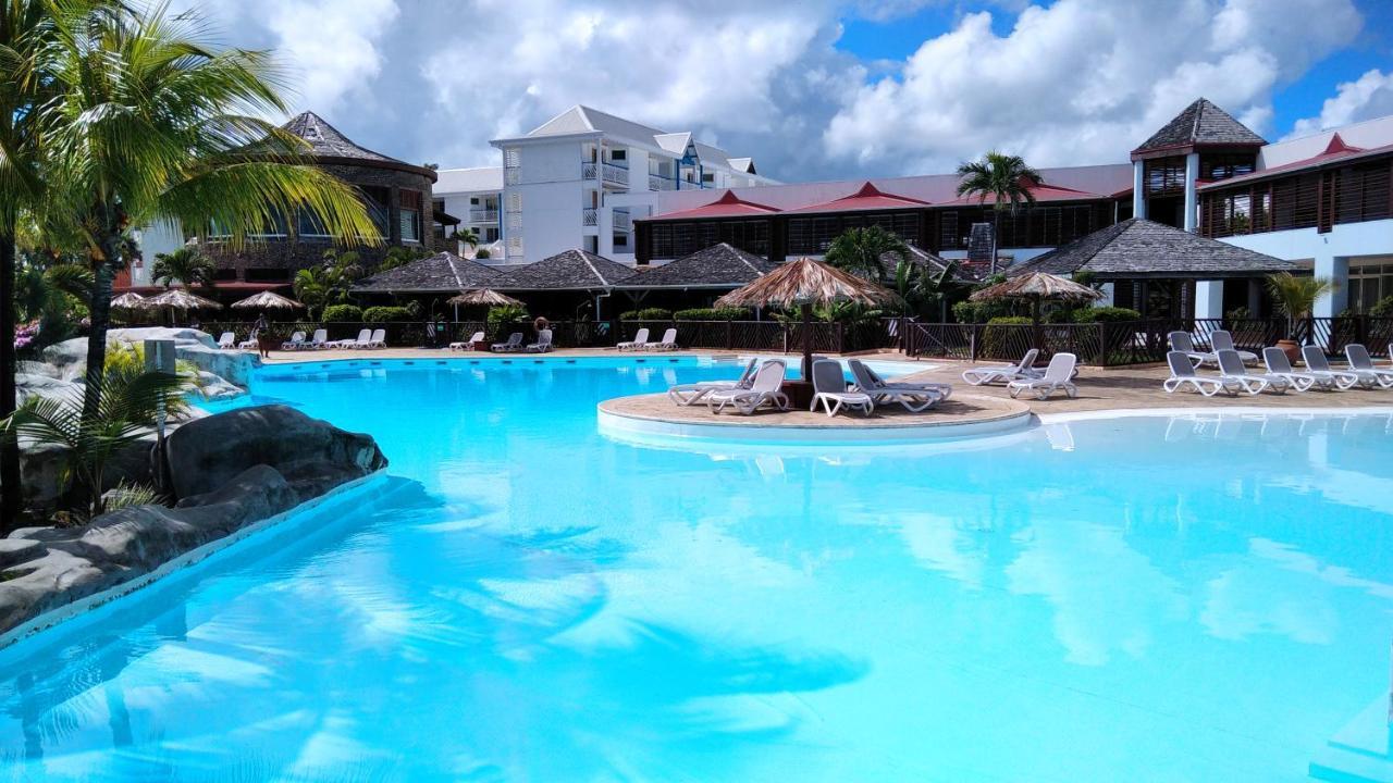 Studio avec GRANDE PISCINE, PLAGE Cannelle Caraïbes Saint-Francois  Extérieur photo