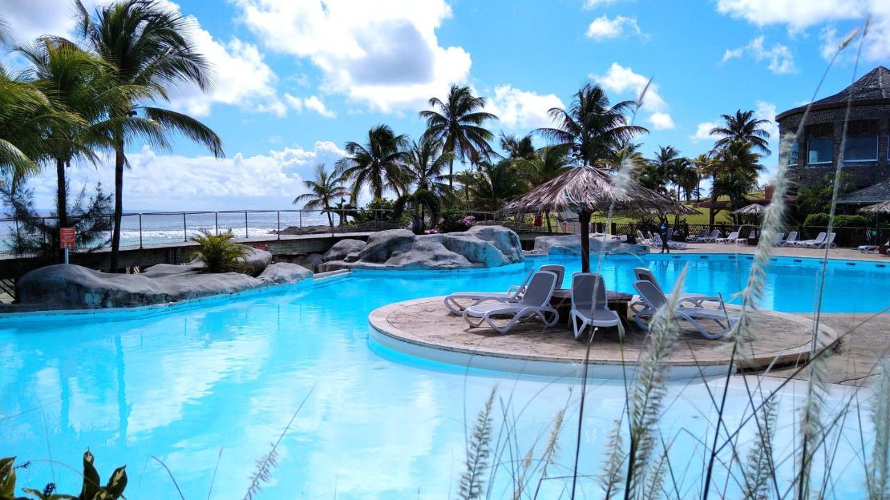 Studio avec GRANDE PISCINE, PLAGE Cannelle Caraïbes Saint-Francois  Extérieur photo